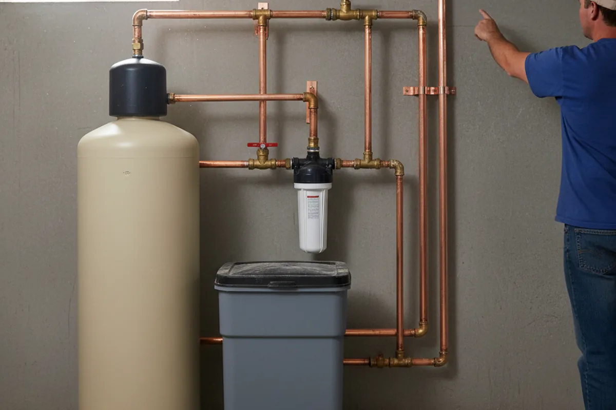Whole-house water treatment system installed in Hartly